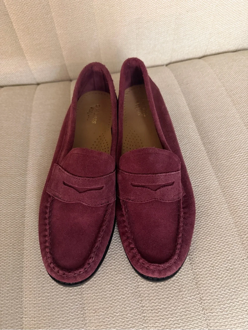 GH Bass Weejuns penny loafers in chocolate brown